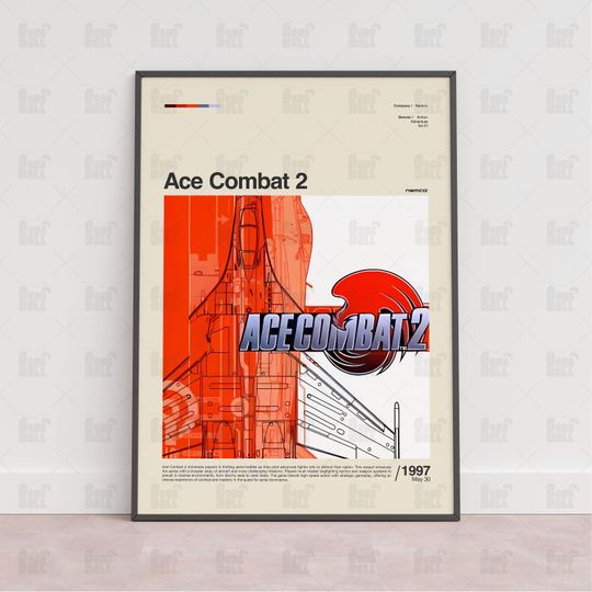 Discover Ace Combat 2 Poster, Gaming Room Poster, Game Gift, Video Games Poster