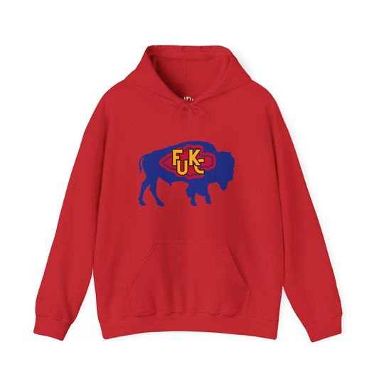 Buffalo Bills & Kansas City Chiefs Football Hoodie Unisex Pullover Game Day Apparel