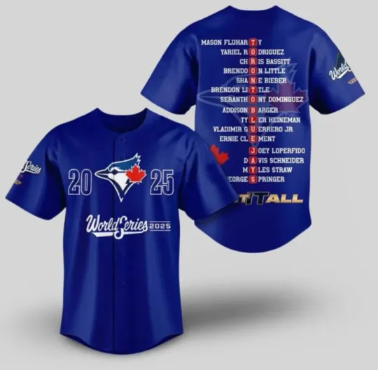 Discover Blue Jay World Series 2025 Want It All Baseball Jersey
