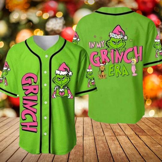 Discover Funny Character Era Christmas Baseball Jersey
