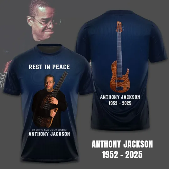 Discover Rest In Peace Anthony Jackson 3D Shirt 1952-2025, Gift For Fan