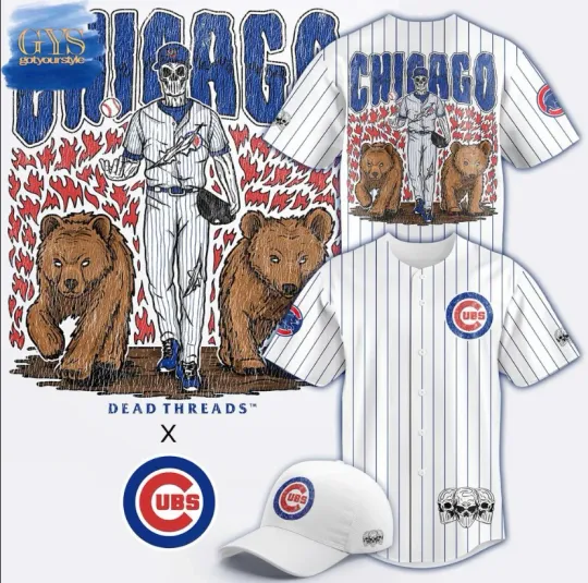 Discover Chicago Cub Dead Thread Baseball Jersey