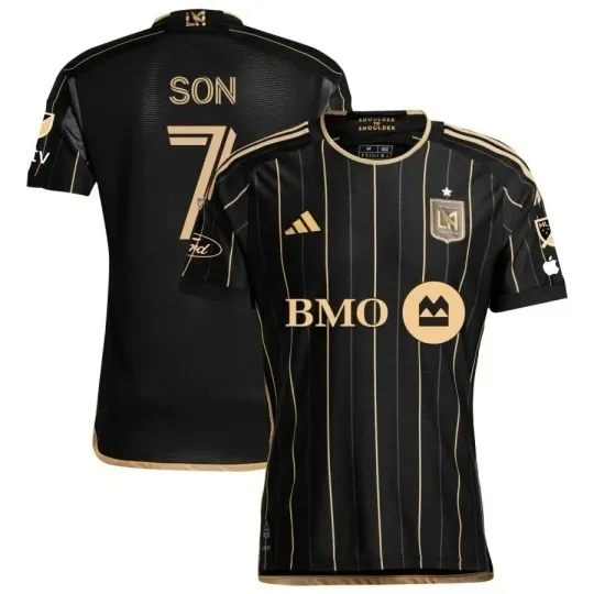 Discover #7 Son Heung-Min LAFC 2025/2026 Home Limited 3D Shirt Remake, Gift For Fan