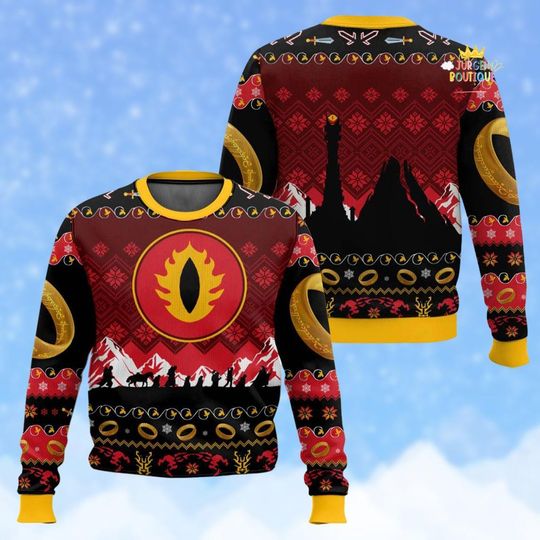 Discover Eye Lord Christmas Ugly Sweater, Movie Xmas Sweater, Sweatshirt, Christmas Family Matching, Game Sweater Lord Fans Tee, Xmas Gift