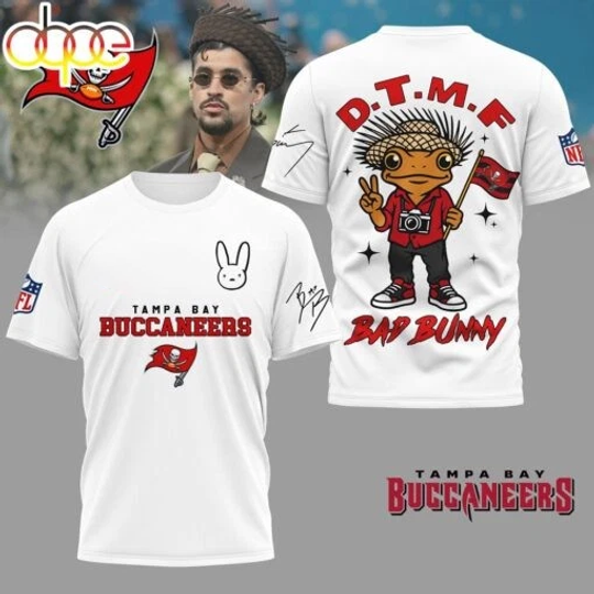 Buccan*eers football Bad Bunny 3D Shirt 2025, Gift For Fan