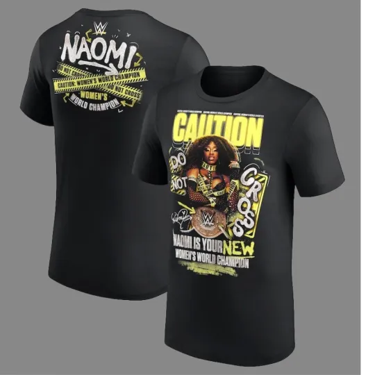 Discover Naomi Caution Women’s World Champion 3D Shirt, Gift For Fan