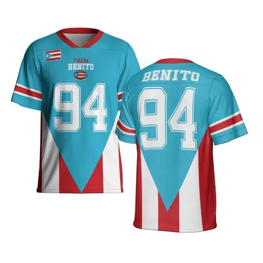 Discover Benito Shirt, Puerto Rican Football Jersey, Halftime Fan Shirt