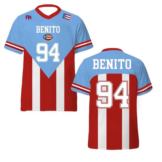 Discover Benito Bowl HalfTime Football Puerto Rico Boricua Debi Tirar Mas Fotos Inspired, 94 Football Jersey