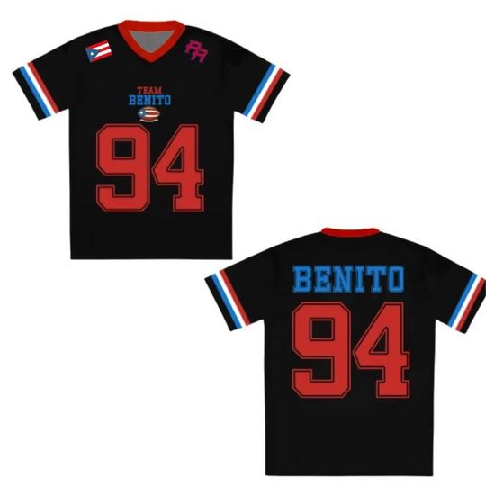 Discover Benito Shirt, Puerto Rican Football Jersey, Halftime Fan Shirt