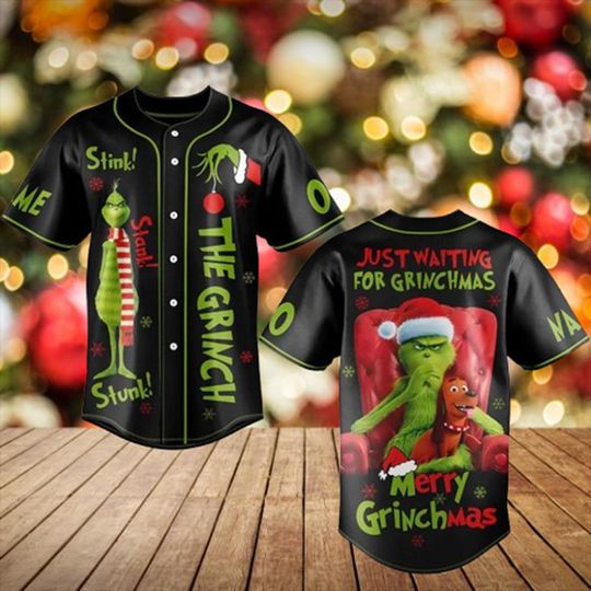 Discover Funny Character Sti Sta Stu Baseball Jersey, Personalized Christmas Baseball Jersey