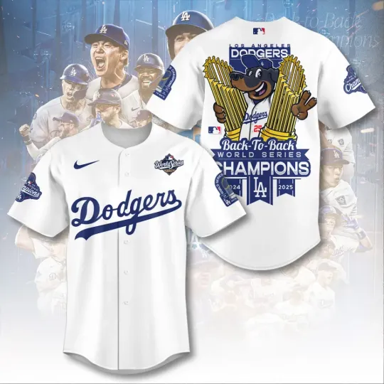 Discover Dodgers World Series 2025 Baseball Jersey