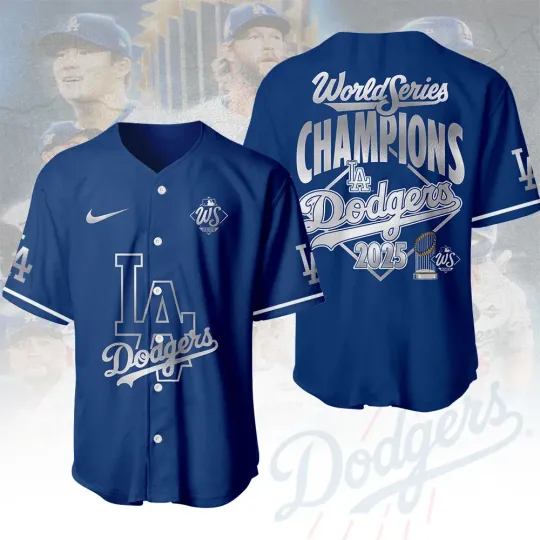 Discover Dodgers World Series 2025 Baseball Jersey