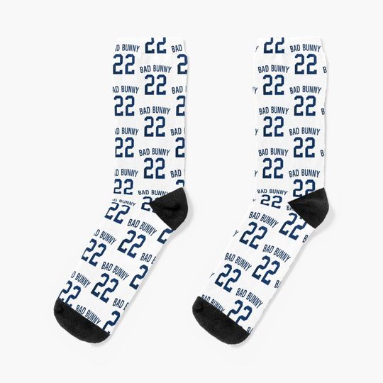 Bad Bunny Dodgers , Baseball Player Bad Bunny Dodgers     Socks