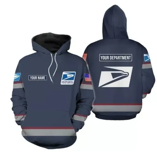 Discover Custom Name Postal Worker 3D Hoodie 2025