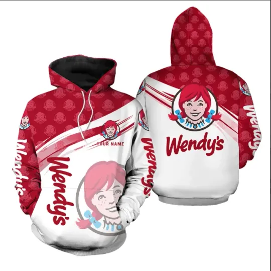 Discover Personalized Wendy's 3D Printed Hoodie