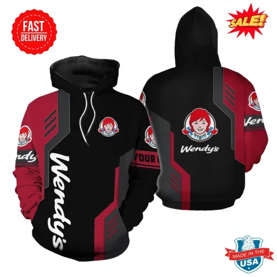 Discover Personalized Wendy's Hoodie - Fast Food 3D Printed Hoodie