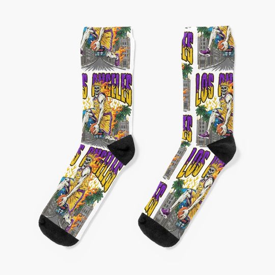 Discover Los Angeles Players Signature Baseball Socks