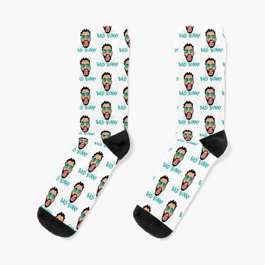 Bad Bunny Dodgers , Baseball Player Bad Bunny Dodgers      Socks
