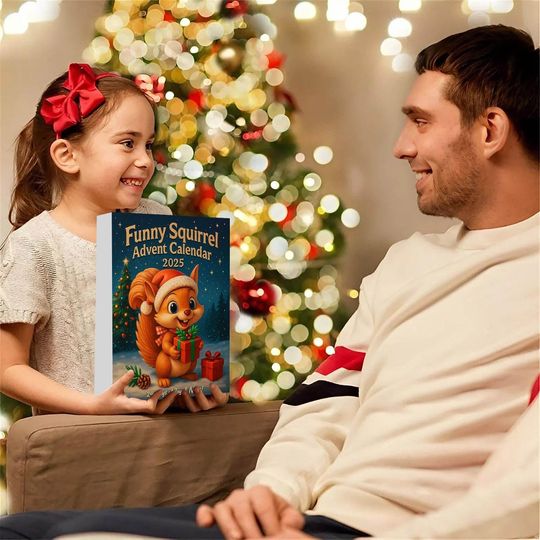 Discover Acrylic Advent Calendar Blind Box, Funny Squirrel 2025, 24 Animal Figurines, Woodland Decor, Squirrel Lover Decor