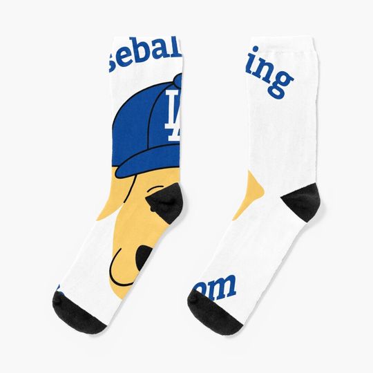 Discover Baseball Loving Rescue Mom Artwork Socks