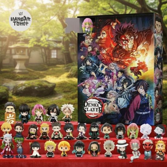 Discover 3D Demon Advent Calendar 2025 - Christmas Surprise Box with 24 Figurines