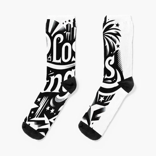 Los Angeles, malibu, California, Hollywood Socks