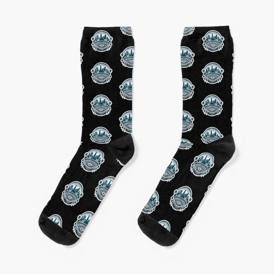 Discover L.A. Baseball Skyline Socks