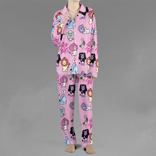 Discover Saja Boys Pajamas Set, Kpop Hunter Merch, KPDH Pajama Set, Kpop Idol Pajamas