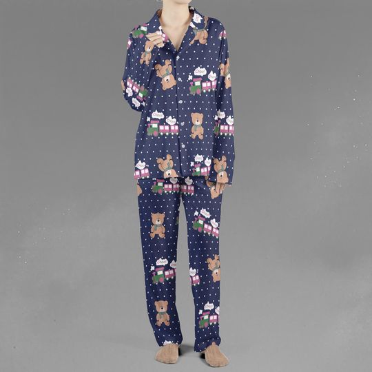 KPDH Choo Choo Pajama Set, Kpop Print Pajama, Rumi Train Sleepwear, Cute Kpop Rumi Pajamas.