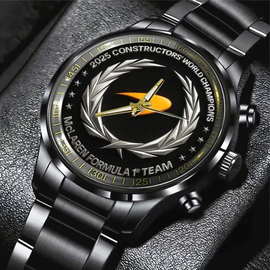 Discover Mc*Laren Black Stainless Steel Watch