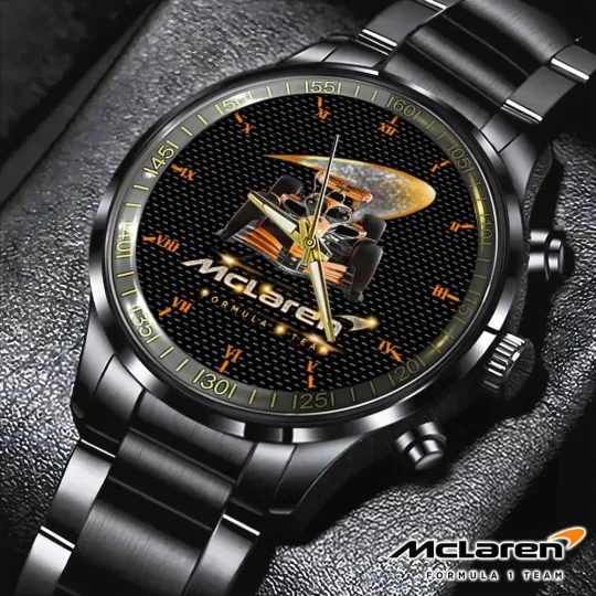 Discover Mc*Laren Black Stainless Steel Watch