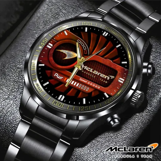 Discover Mc*Laren Black Stainless Steel Watch