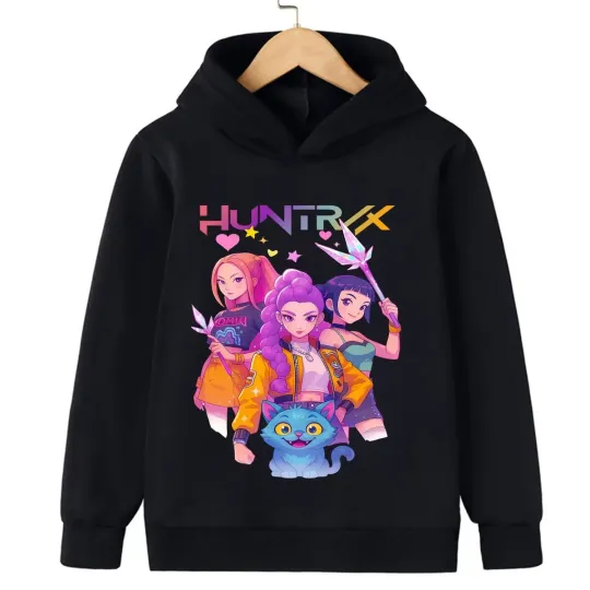 Discover The New Autumn Winter Fashion Super Popular Anime Children's Hooded Sweatshirt Is Cute Playful Warm Comfortable Loose and Warm