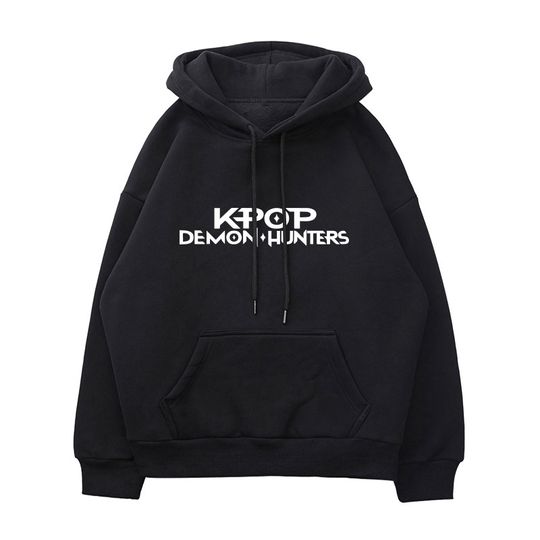 Discover 2025 summer Anime K-Pop Demon Hunters Hoodie Harajuku Hip Hop Pullover Tops thickened Sweatshirt sportswear Fashion Trends