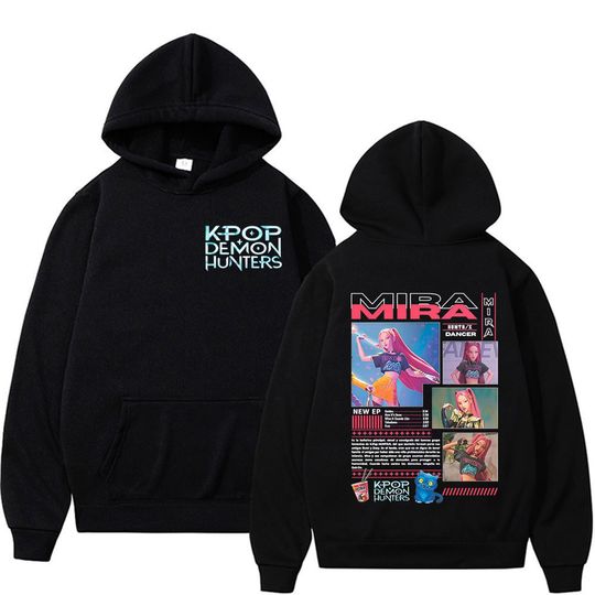 Discover KPop Demon Hunters Rumi Mira Zpey Saja Boy Sweatshirts Men Women Harajuku Gothic Retro Classic Aesthetic Hoodie Casual Pullovers