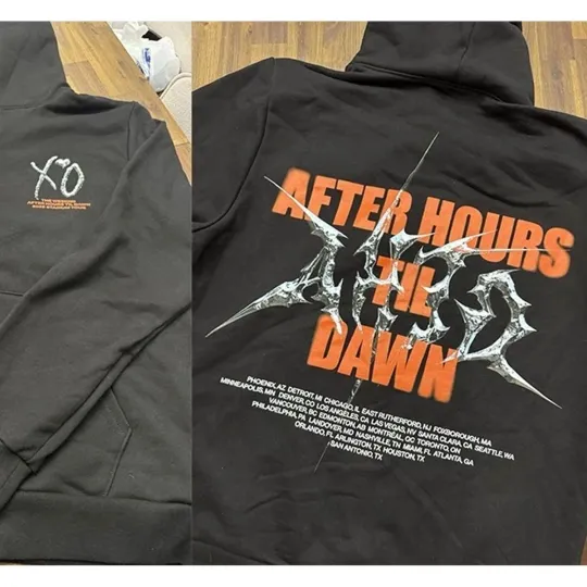 Discover Reprint Weeknds After Hours Til Dawn Tour Merch 2025 Hoodie 2 Side Fan Gift