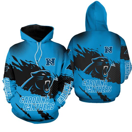 Carolina Panthers 3D Hoodie | Football Lover Gift | Game Day Shirt