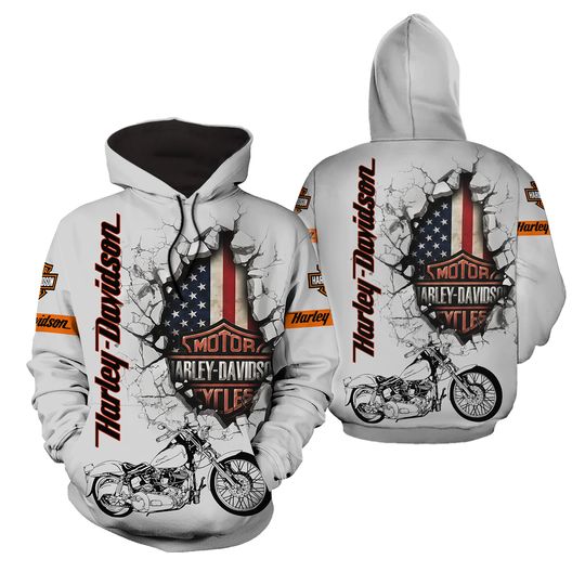 Harley Racing Davidson 3D Hoodie