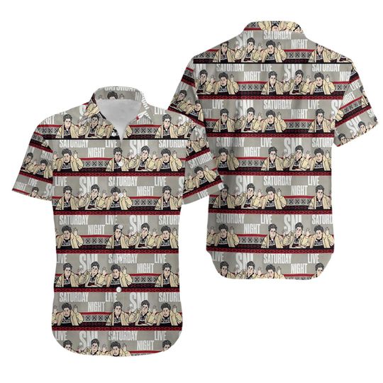 DRUNK UNCLE ON THE HOLIDAYS SNL SATURDAY NIGHT LIVE HAWAIIAN SHIRT