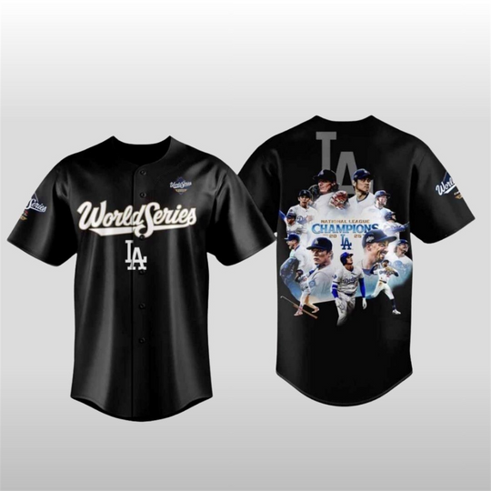 2025 Dodgers World Series National League Champions Jersey