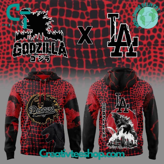 Los Angeles god zilla Dodgers 2025 Special 3D Hoodie