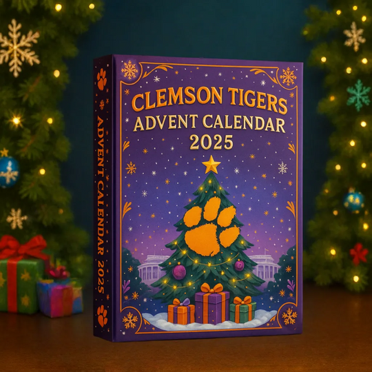 Clemson Tigers Acrylic Advent Calendar Blind Box, 2D Acrylic Decor
