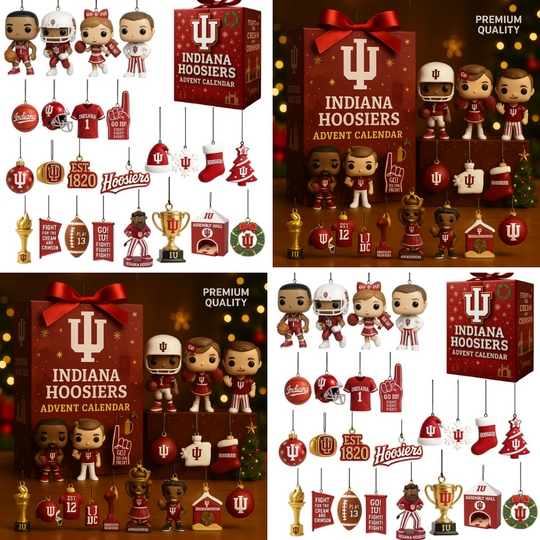 Discover Indiana Hoosiers Advent Calendar 2025 Acrylic Decor, 2D Acrylic Decor