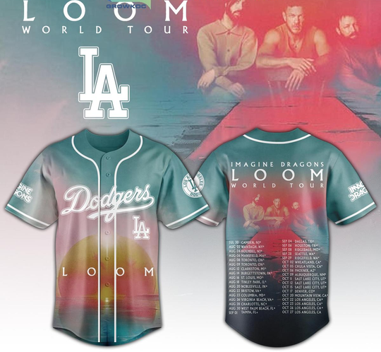 Los Angeles Dodgers x Imagine Dragons Loom World Tour 2025 Jersey