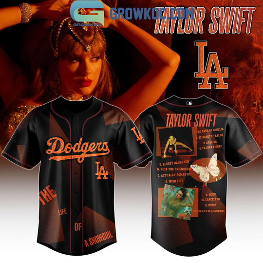 Discover Los Angeles Dodgers x Swift Showgirl Era Jersey