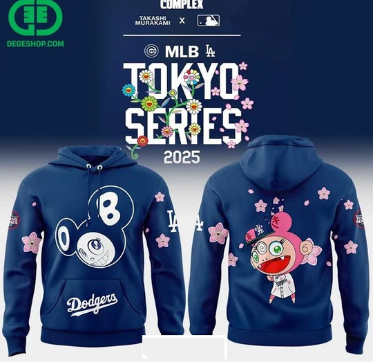 Los Angeles Dodger Takashi Murakami World Tour 3D Hoodie