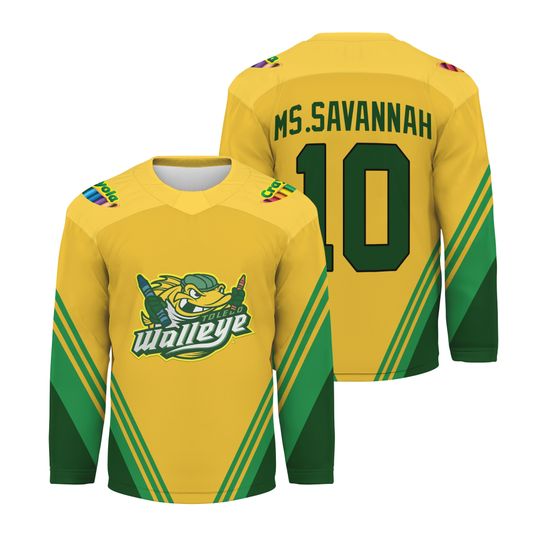 Personalized Toledo Walleye Crayola Hockey Shirt All Printed Fan Apparel Gift