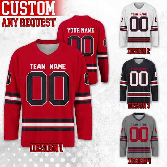 Discover Custom Famous Houston Football Team Hockey Jersey, Custom Name Number Team Texan Football Long Sleeve Jersey, Gift For Birthday