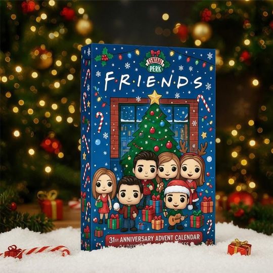 Friends TV Show Advent Calendar 2025, Central Perk Christmas Gift, Cute Holiday Surprise Set