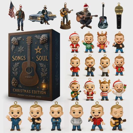 Discover Songs of Soul Advent Calendar 2025 | Acoustic Christmas Box | 24 Music-Inspired Surprises | Gift for Country & Folk Lovers